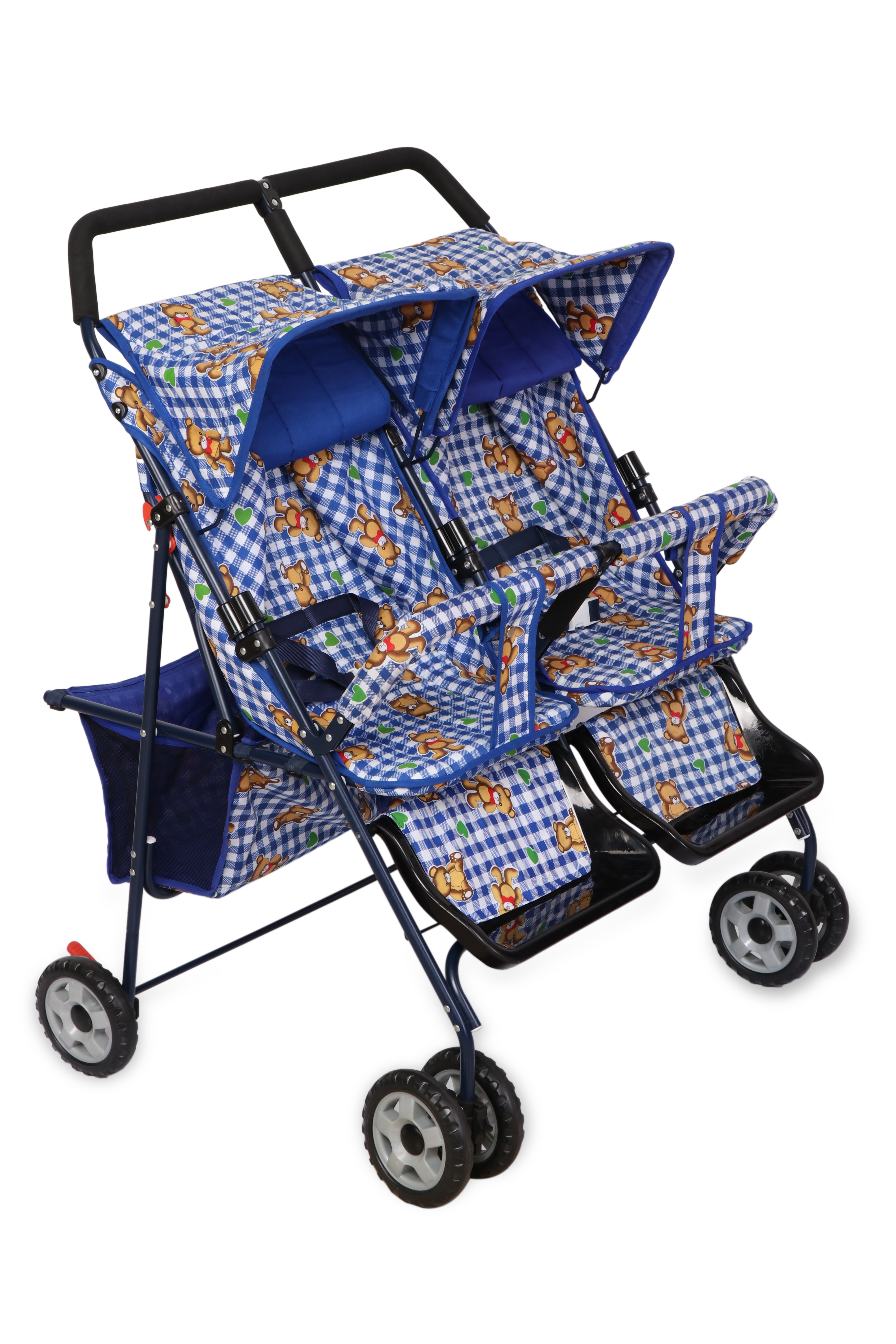 Avon Twins Pram angle 3